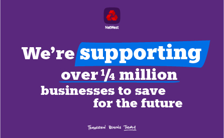 We're supporting over one quarter of a million businesses to save for the future.