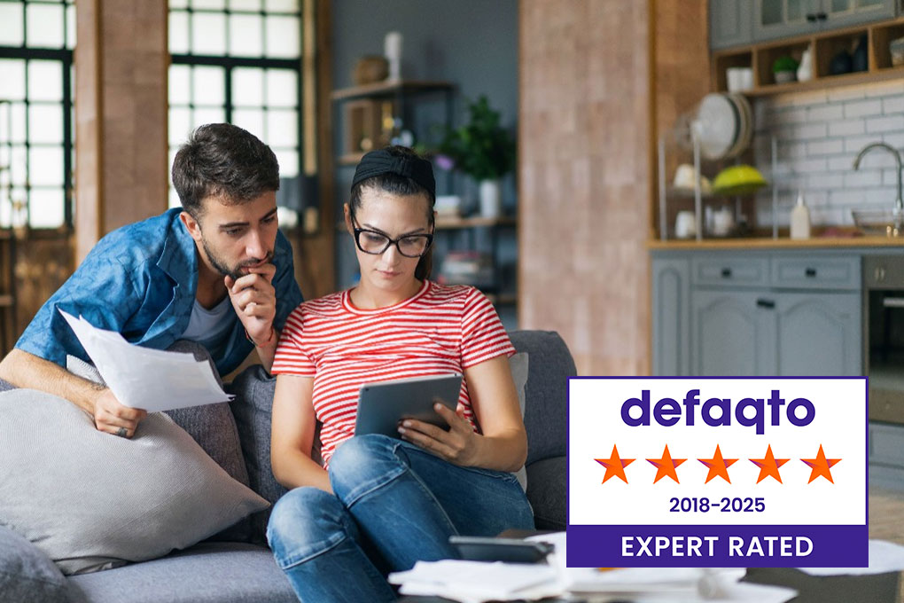 Couple applying for a loan
